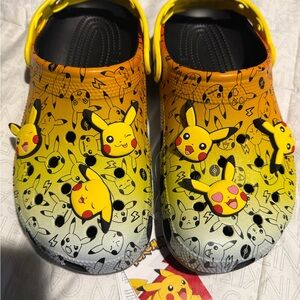 CROCS Pikachu Sandals - Yellow and Black